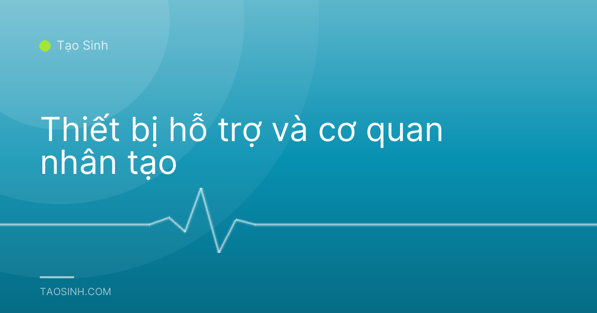Thiết bị hỗ trợ và cơ quan nhân tạo